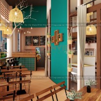 Thiết kế cửa hàng cafe và thời trang The Balcany